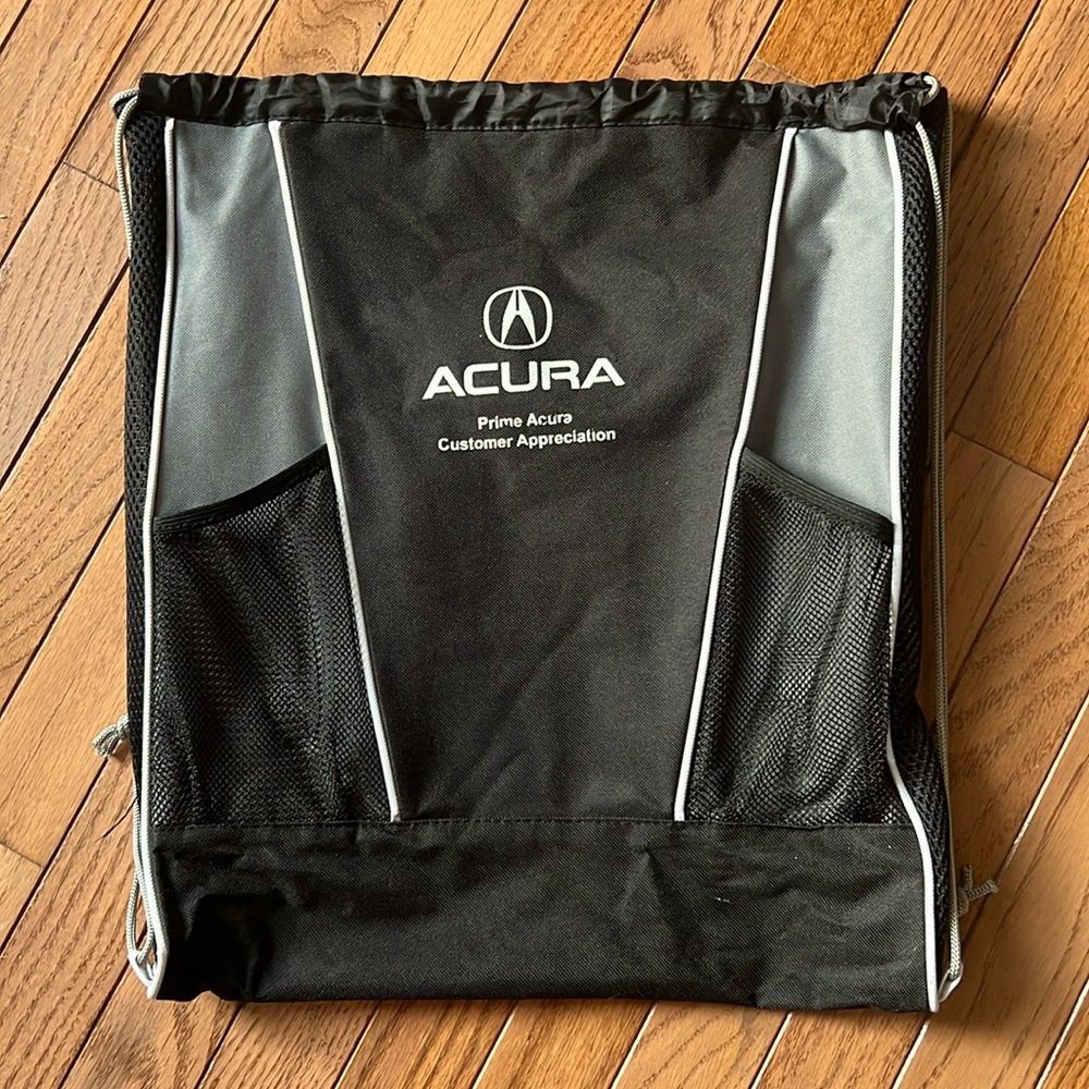 Acura Drawstring Bag for the car, trunk or use as a backpack 🎒